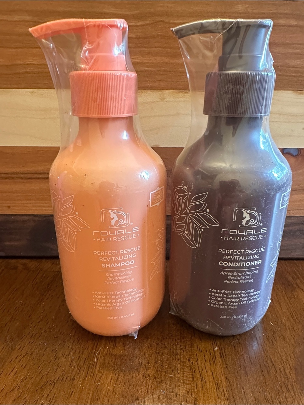 Novella Royale Peach Shampoo & Chocolate Conditioner Set
